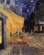 Vincent Van Gogh cafe terrace at the Place you forum in Arles in night oil painting on canvas